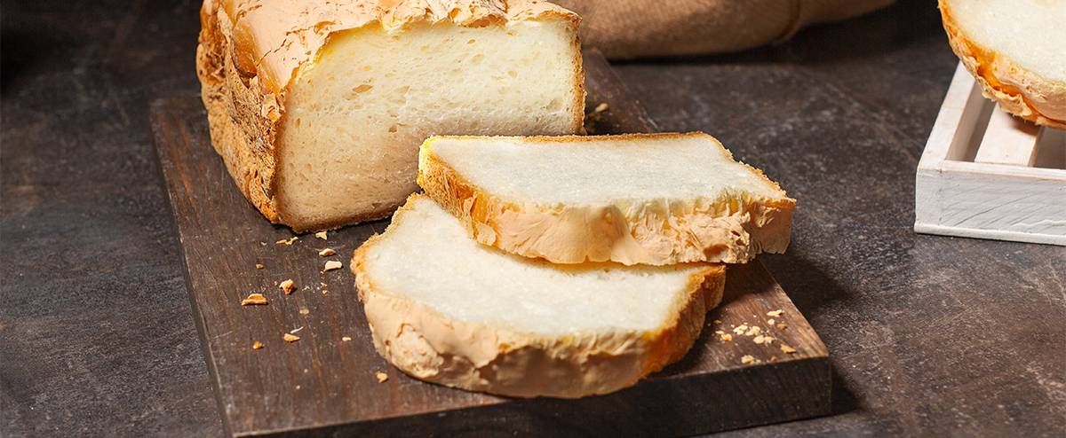 Pan de molde sin lactosa y sin gluten